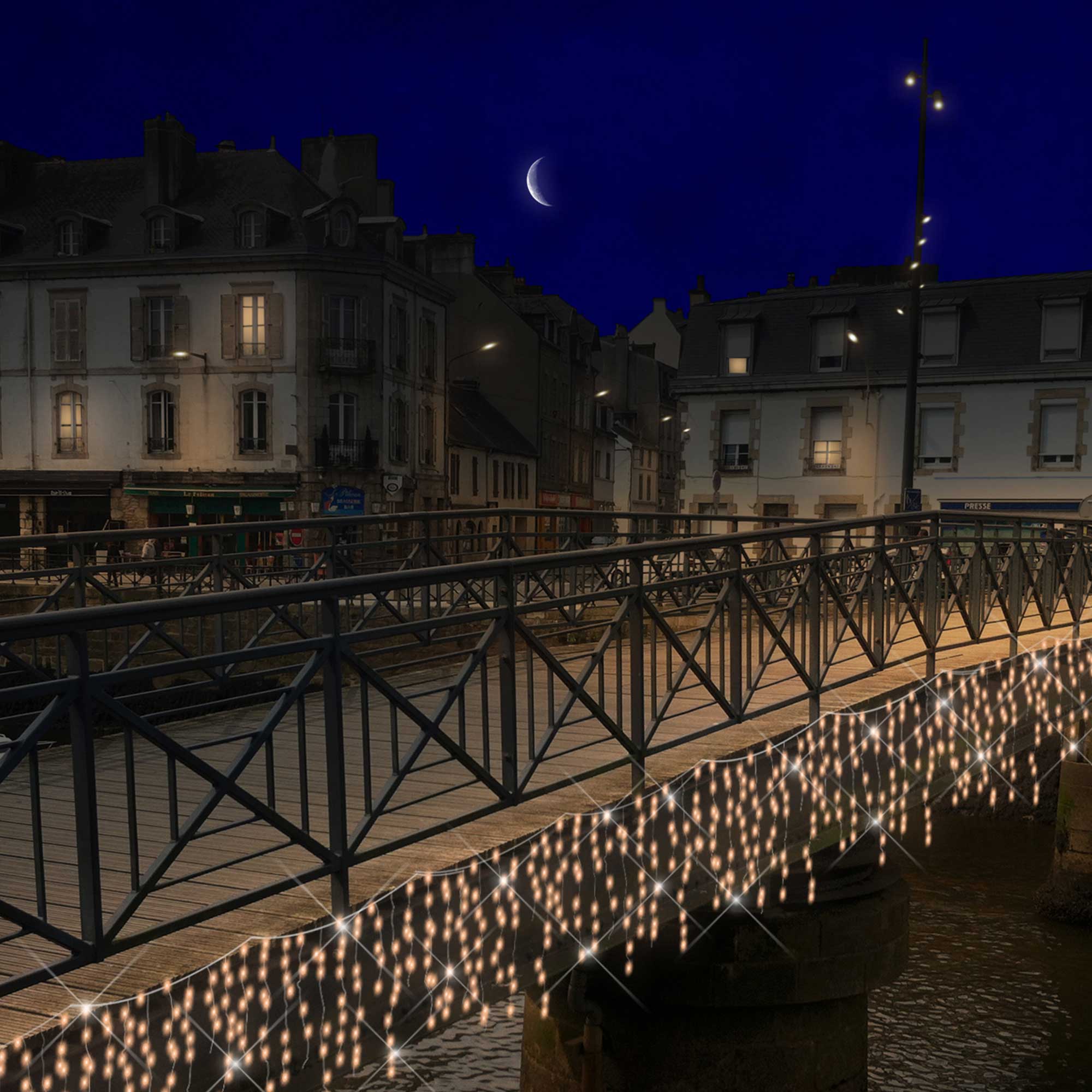 Frise scintillante H1,5 x L4m - 230V